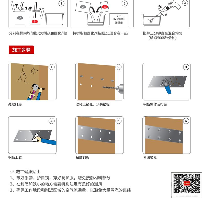 包钢崇明粘钢加固施工过程